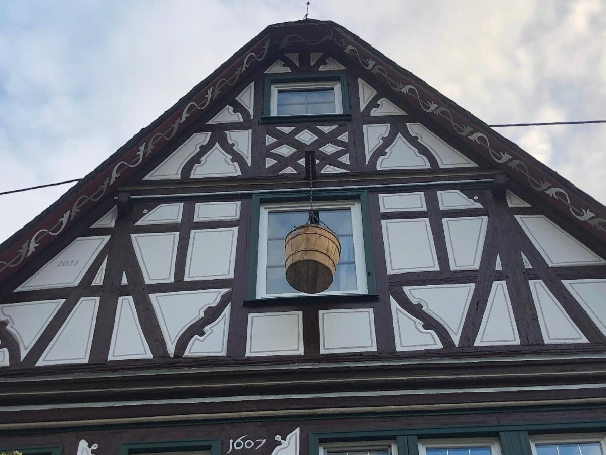 Schone Ferienwohnung Altes Gebalk Fachwerkhaus Bacharach Exterior foto